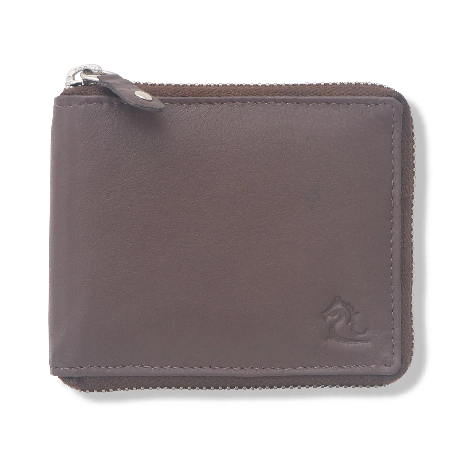 14089 Black Zip Around Wallet