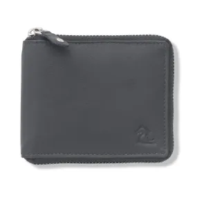 14089 Black Zip Around Wallet