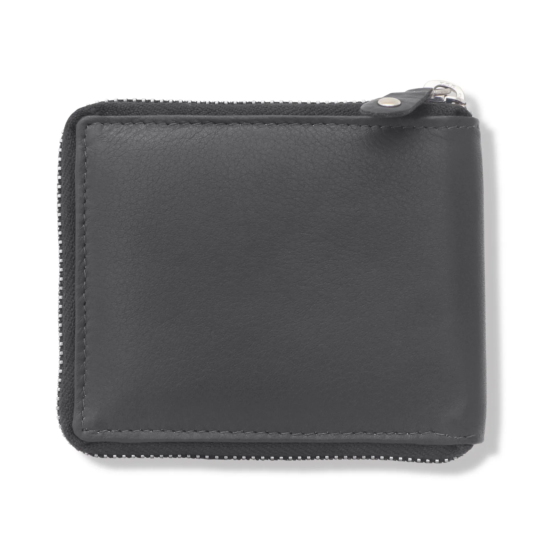 14089 Black Zip Around Wallet