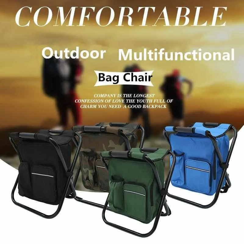 3 In 1 Outdoor Portable Cooler Bag Chair