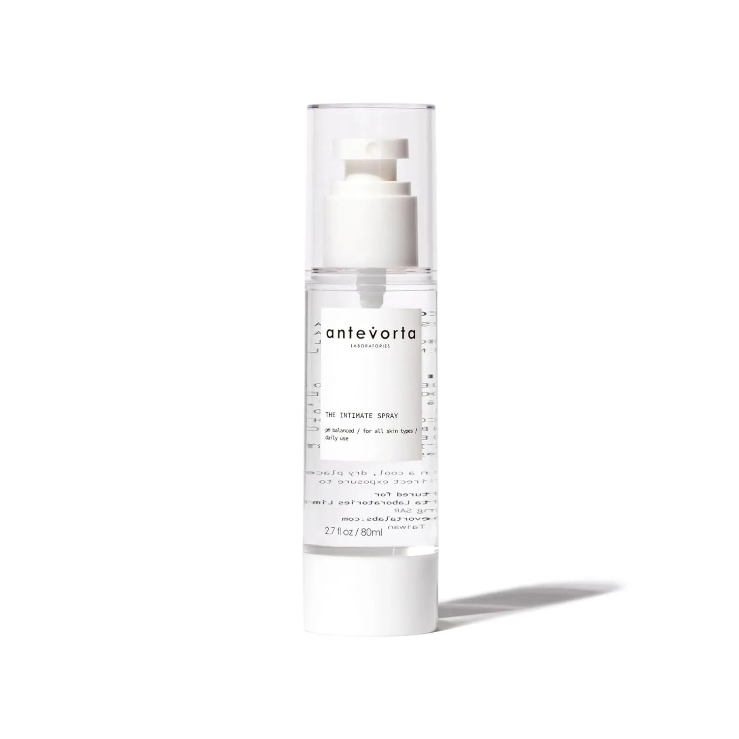 Antevorta The Intimate Spray Moisturizing & Hydrating for Dryness, Odor, Itching, Neutralizes Odor, Irritability With Organic Alpine Skullcap, Edelweiss 2.7oz