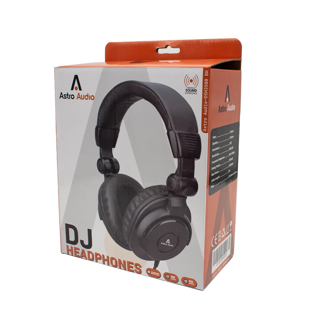 Astro Audio Dj Headphone Black [HP940 BK]