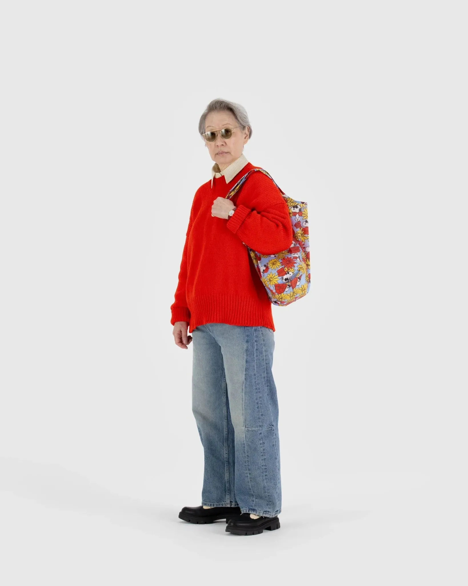 BAGGU Standard Bag - Floral Snoopy