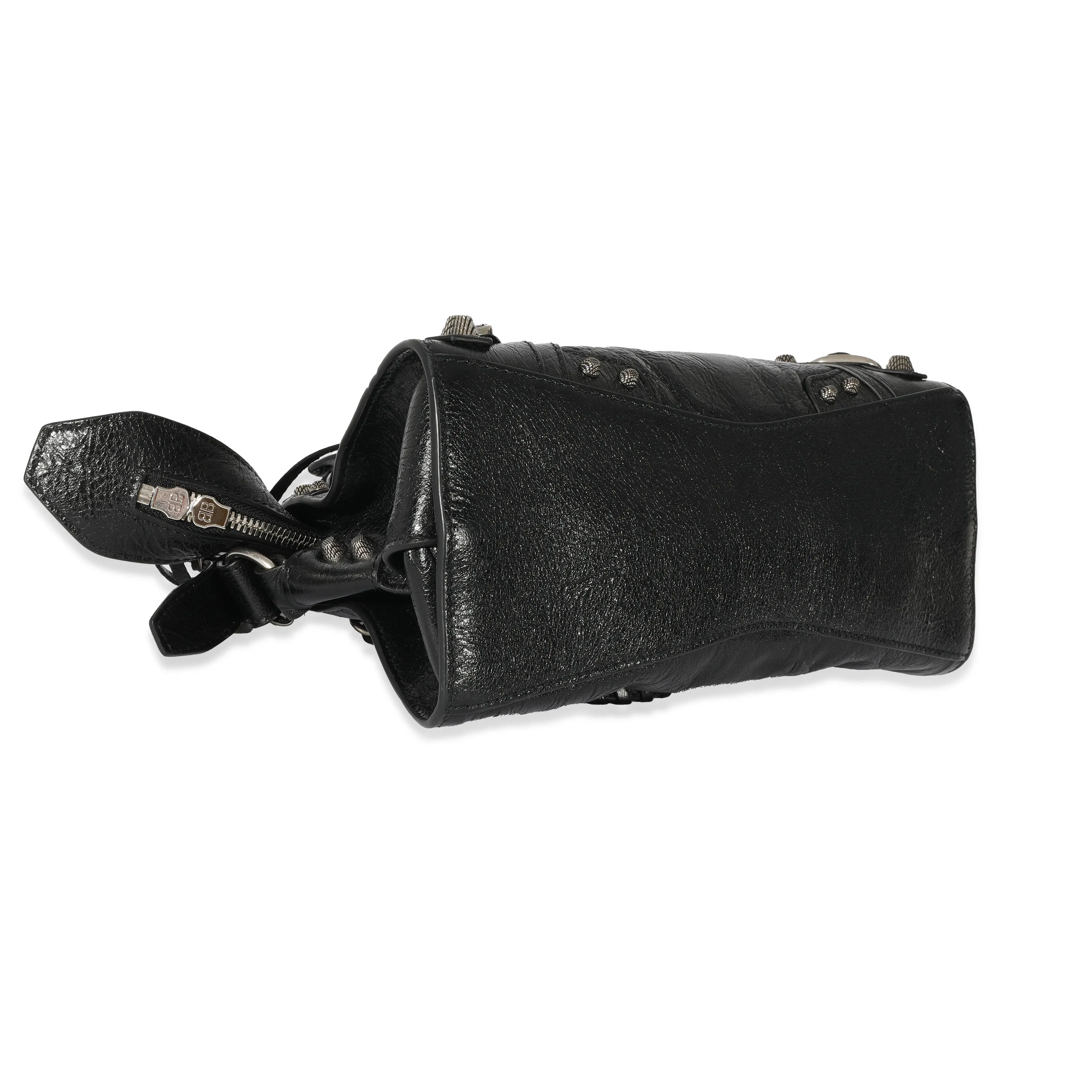 Balenciaga Black Leather Neo Classic XS