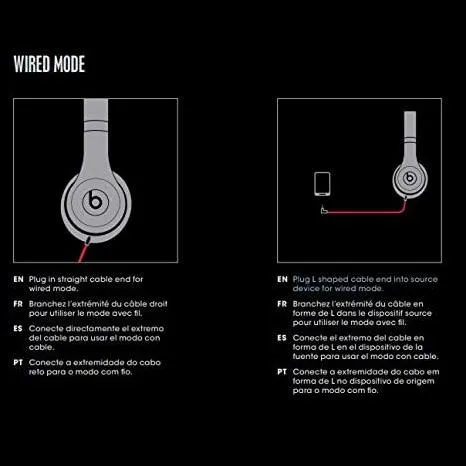 Beats Solo 2 Wired On-Ear Headphones (Refurbished)