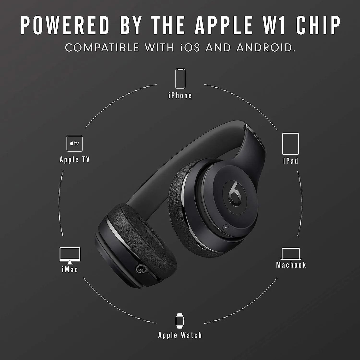 Beats Solo3 Wireless On-Ear Headphones  (Refurbished)