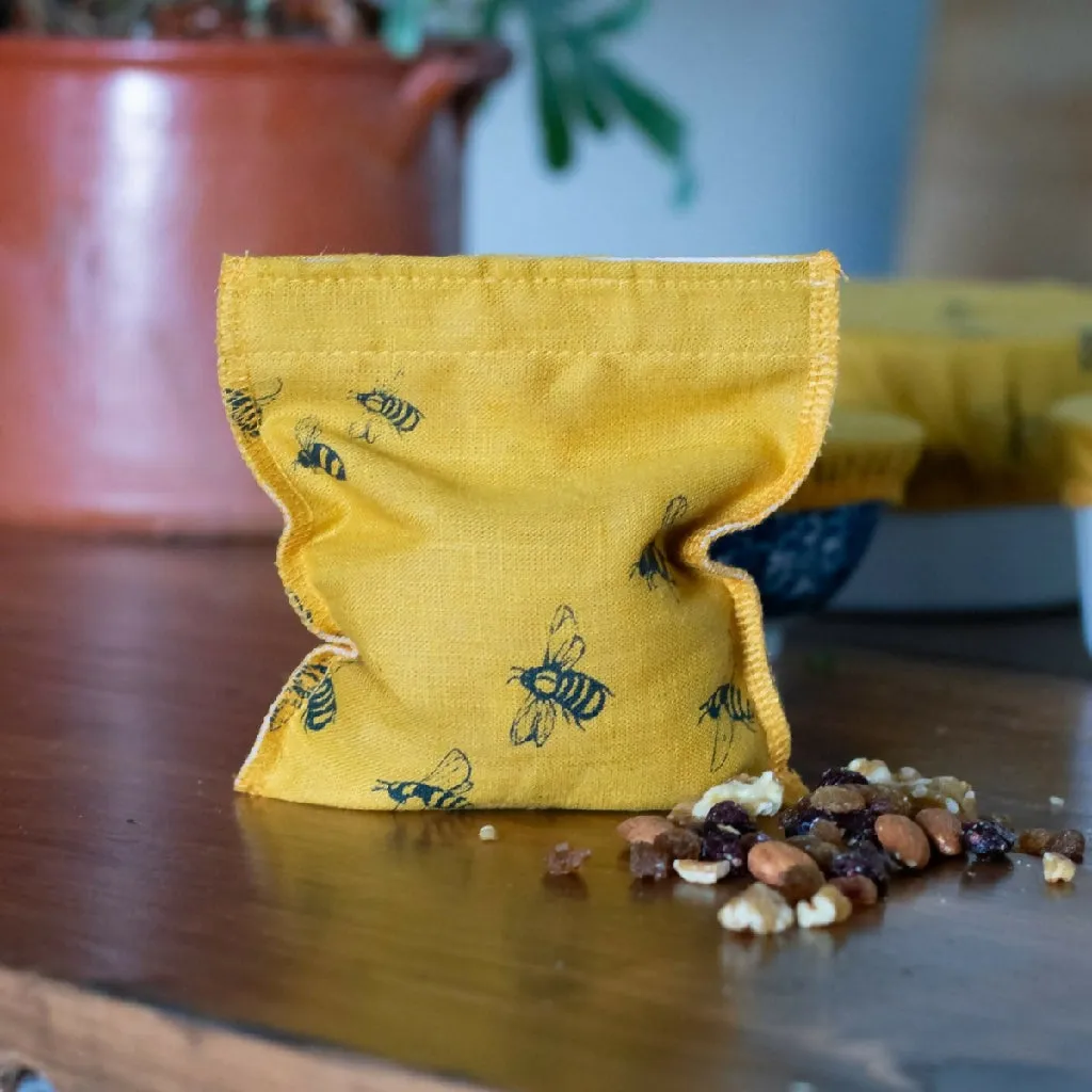 Bee Reusable Snack Bag