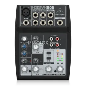 Behringer XENYX 502 Premium 5-Input Mixer with XENYX Mic Preamp and British EQ - Brand New