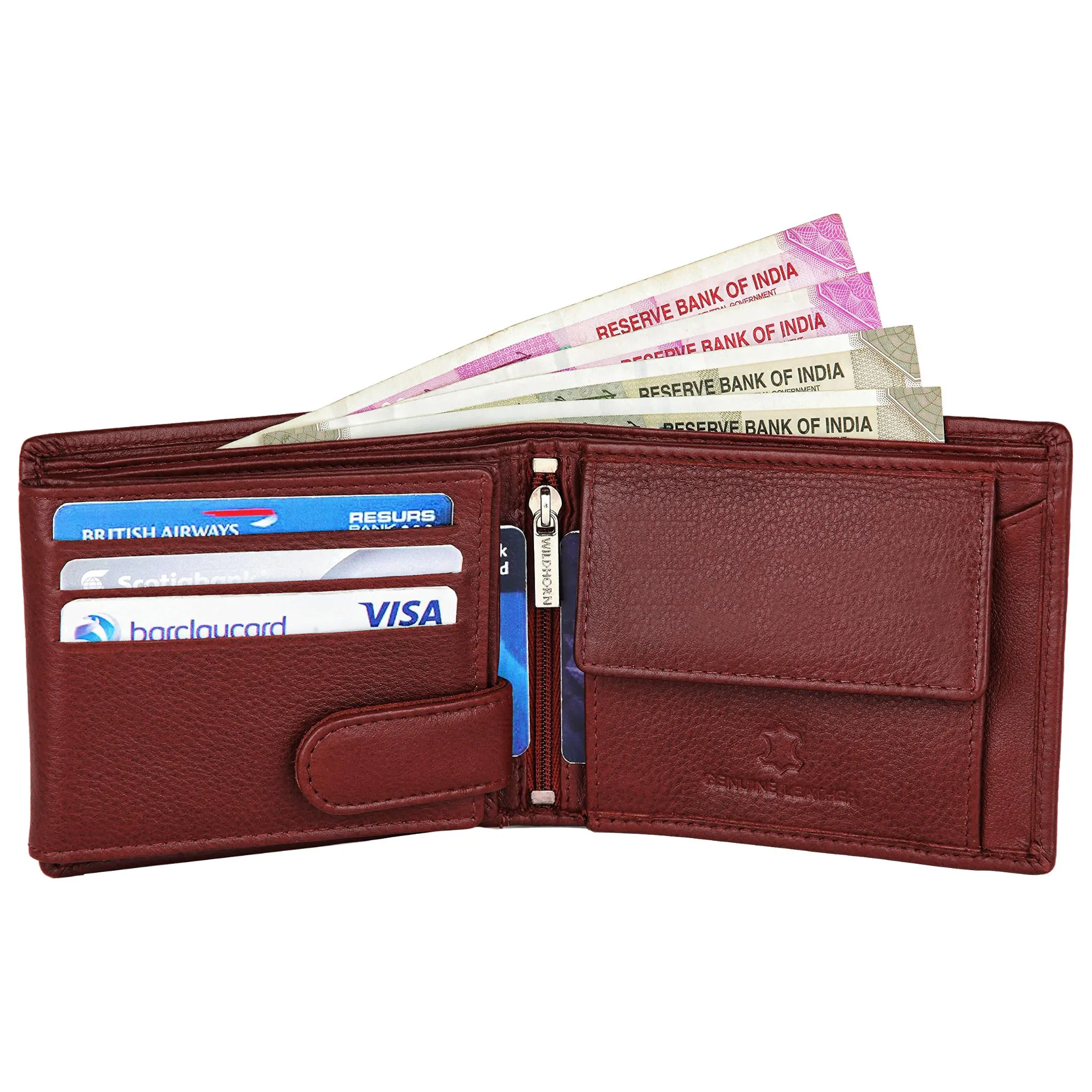 BERLIN RFID Protected Leather Wallet for Men