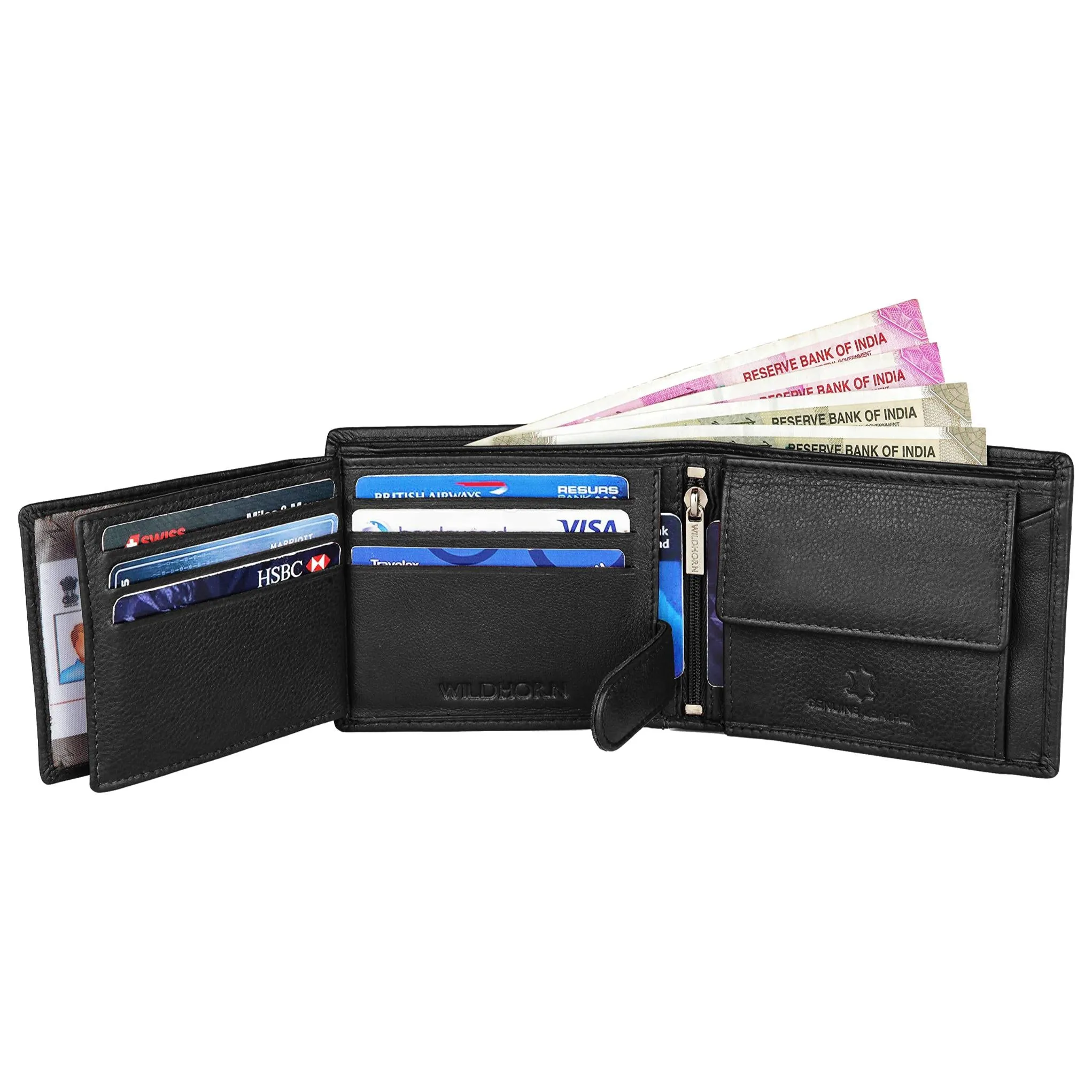 BERLIN RFID Protected Leather Wallet for Men