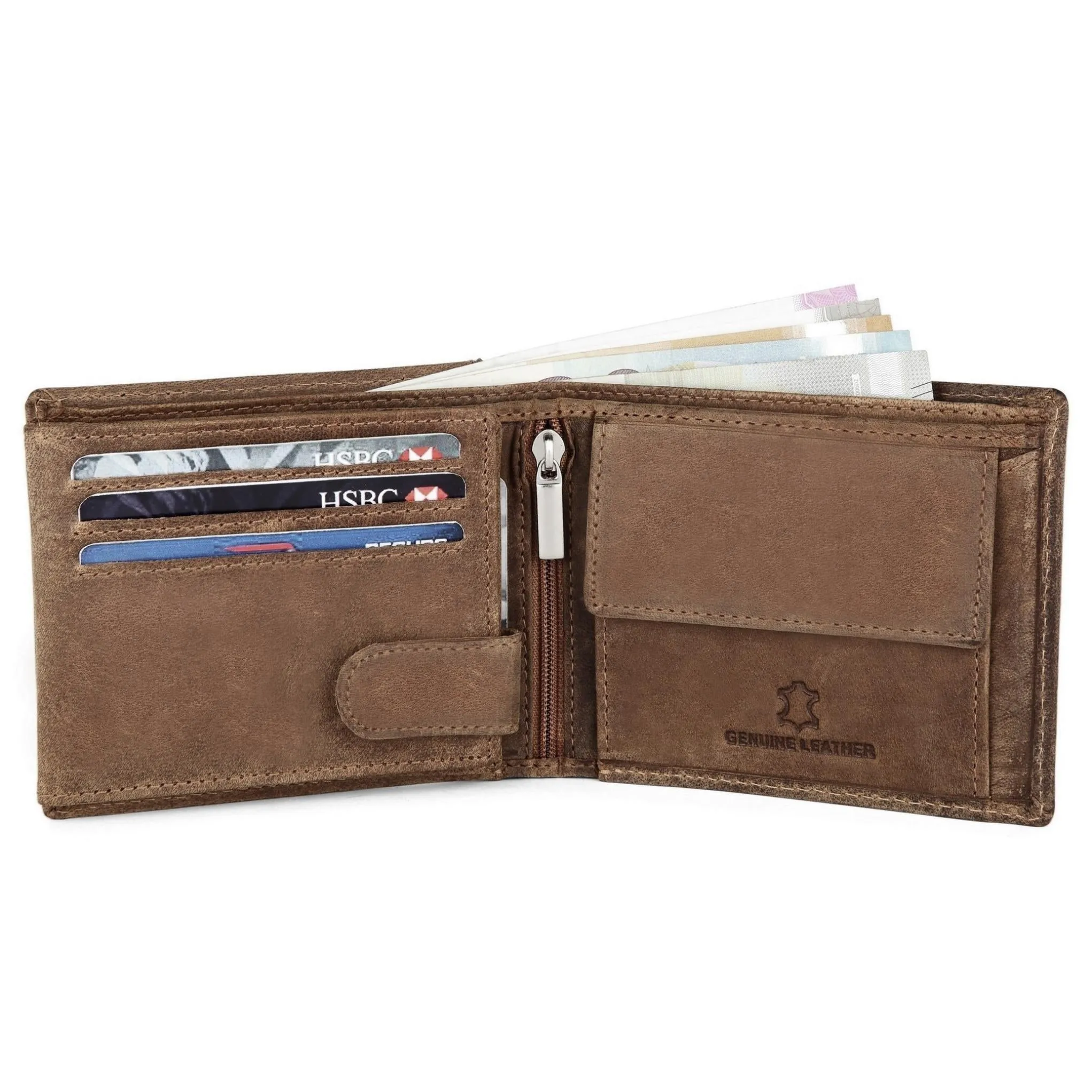 BERLIN RFID Protected Leather Wallet for Men
