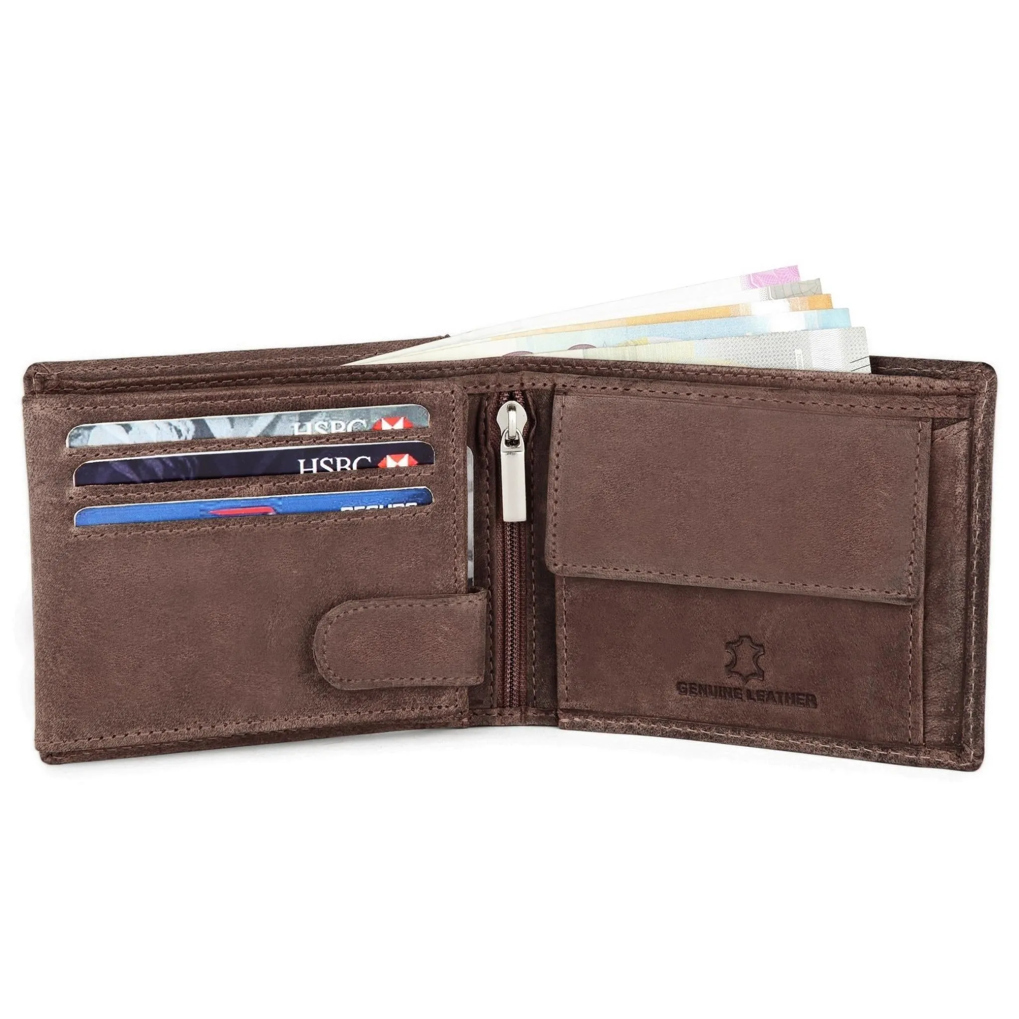 BERLIN RFID Protected Leather Wallet for Men