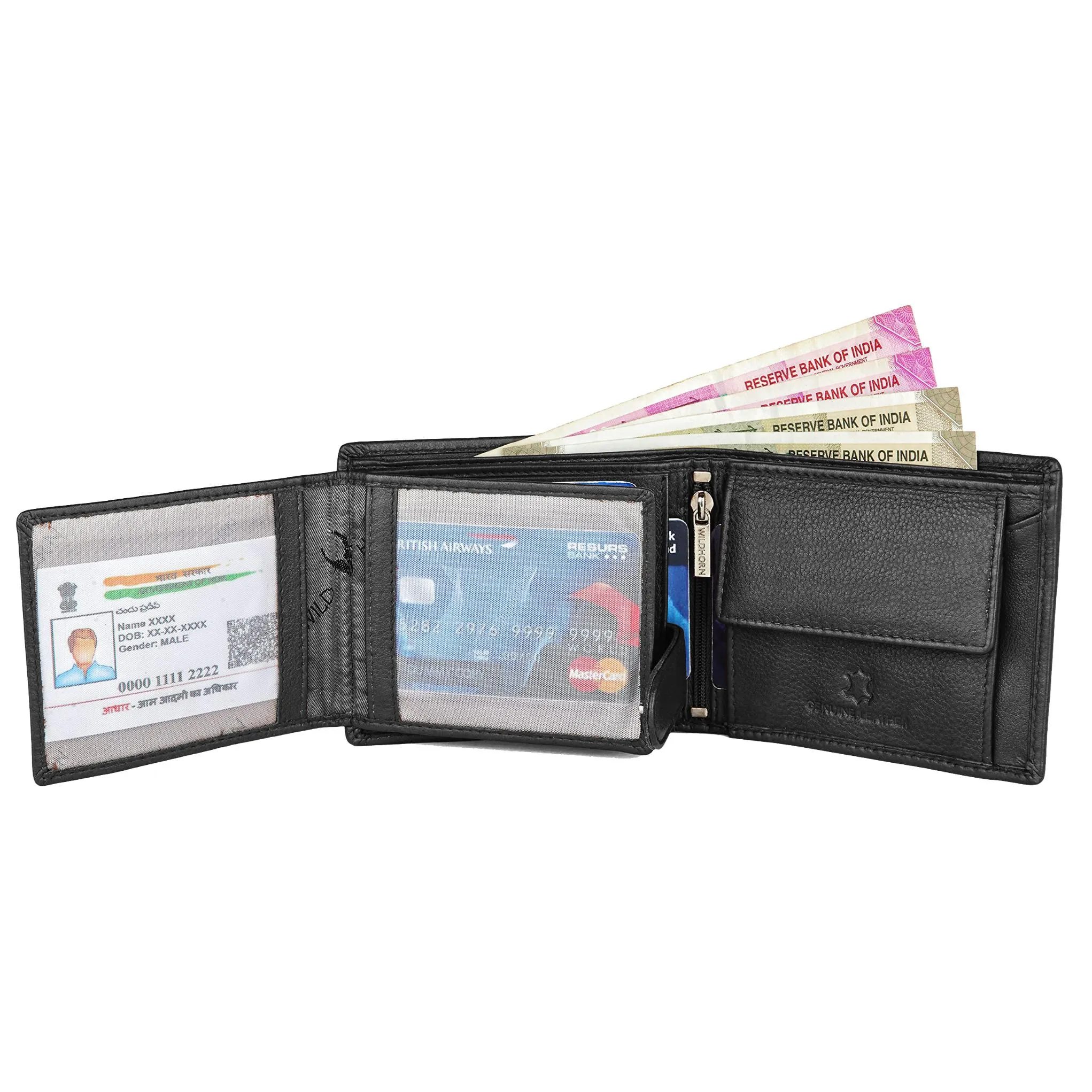 BERLIN RFID Protected Leather Wallet for Men