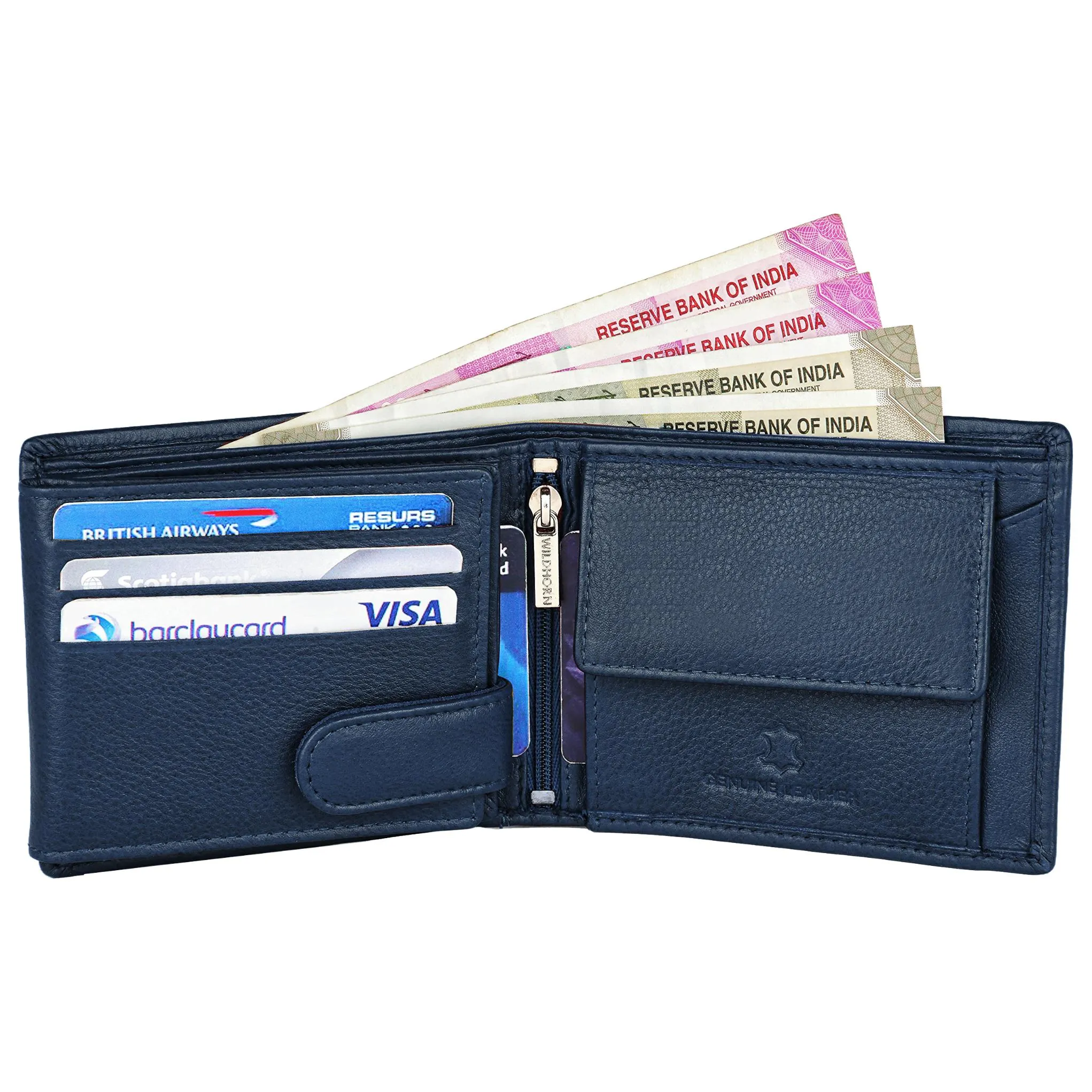 BERLIN RFID Protected Leather Wallet for Men