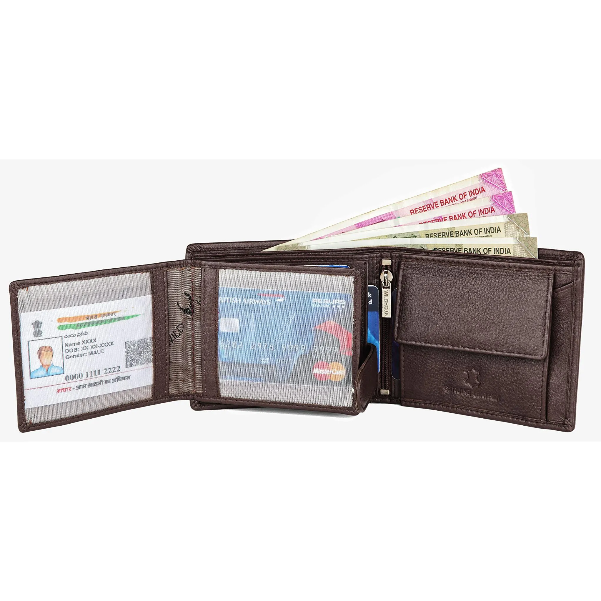BERLIN RFID Protected Leather Wallet for Men