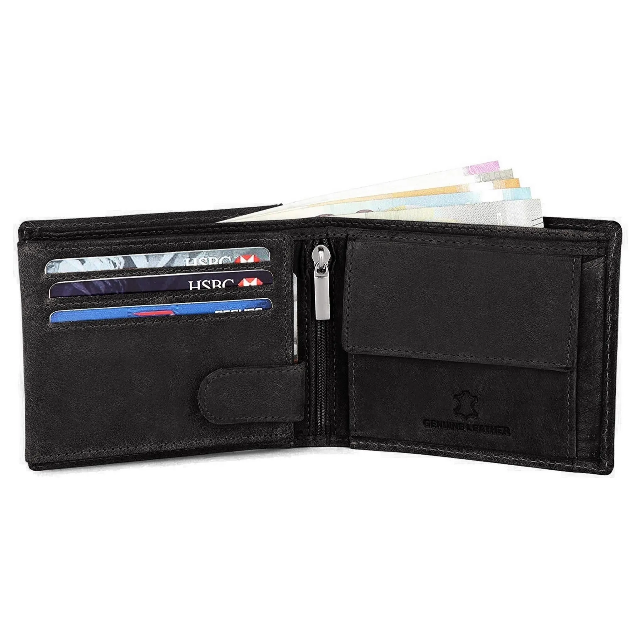 BERLIN RFID Protected Leather Wallet for Men