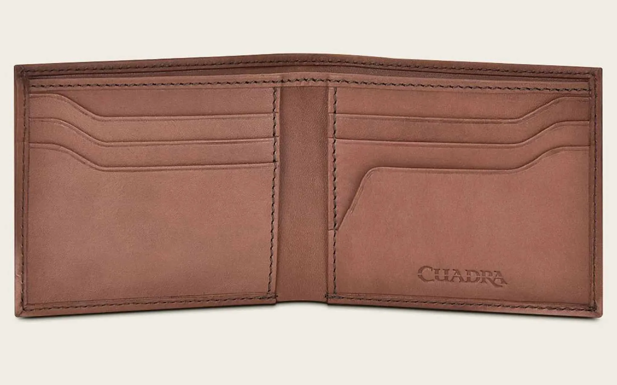 Brown bovine wallet
