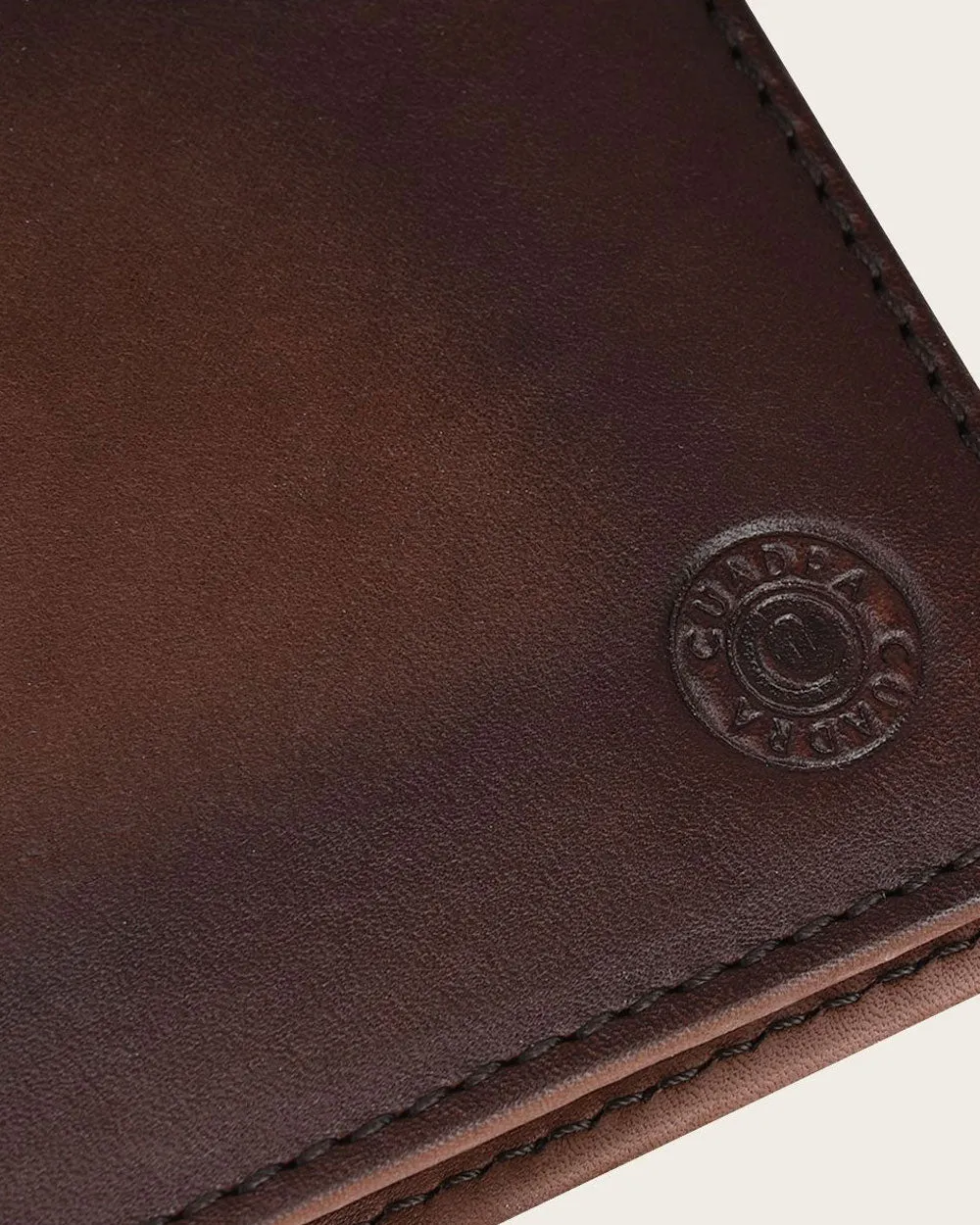 Brown bovine wallet