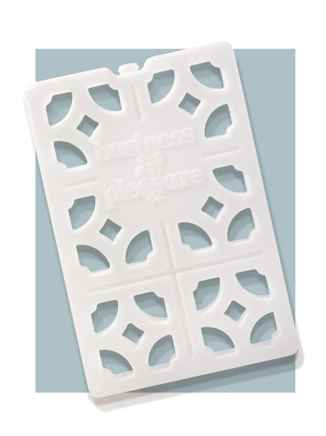 Business & Pleasure - Breeze Block Ice Pack - White