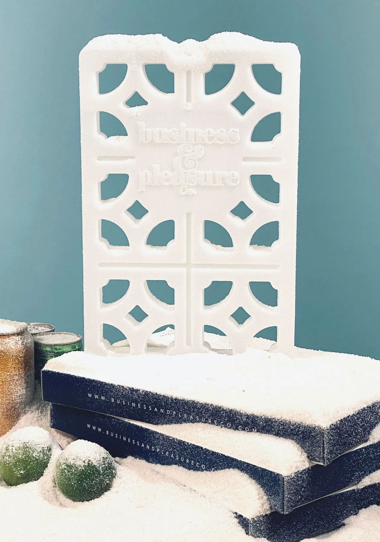 Business & Pleasure - Breeze Block Ice Pack - White