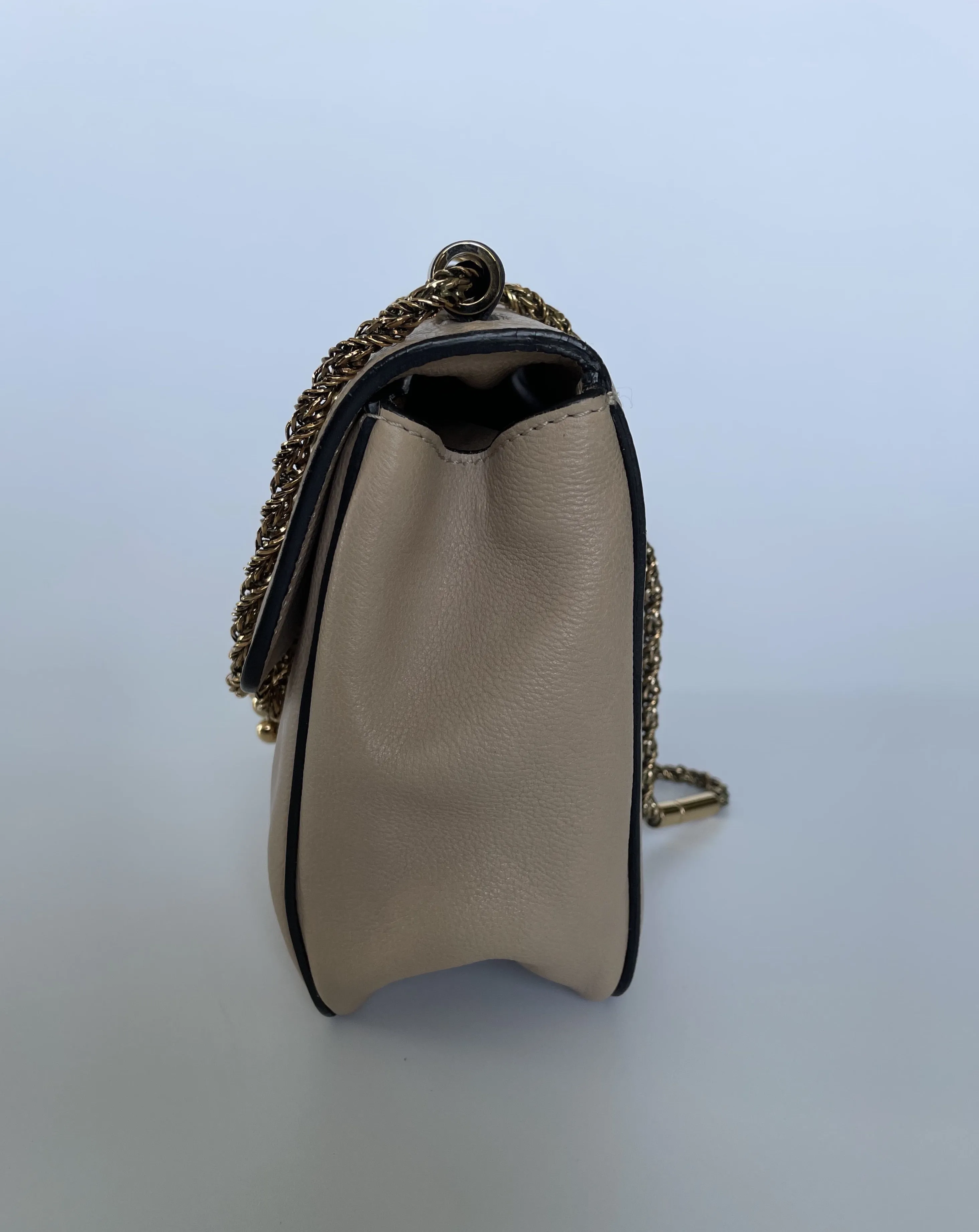 CHLOÉ | ELSIE SHOULDER BAG | BEIGE
