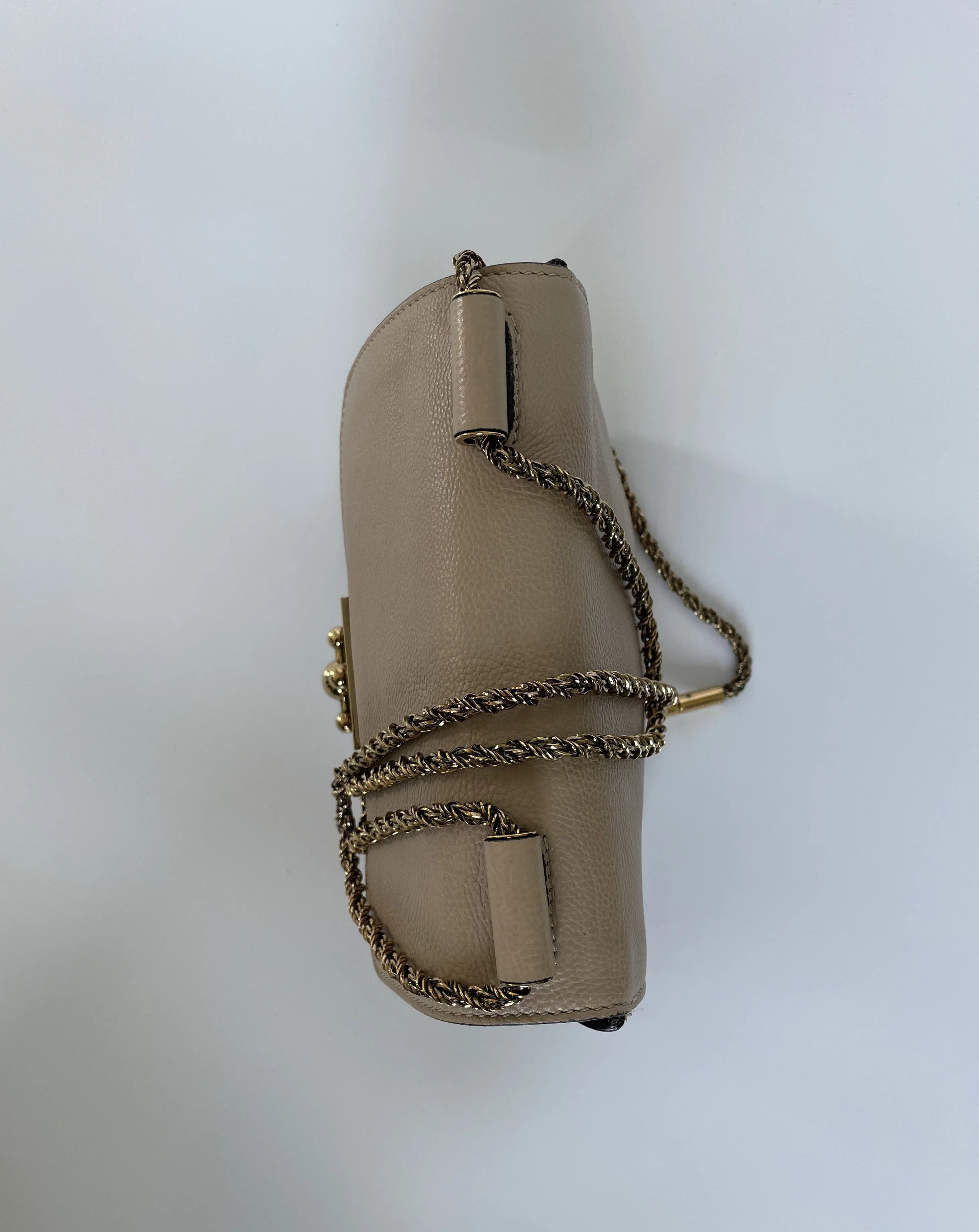 CHLOÉ | ELSIE SHOULDER BAG | BEIGE