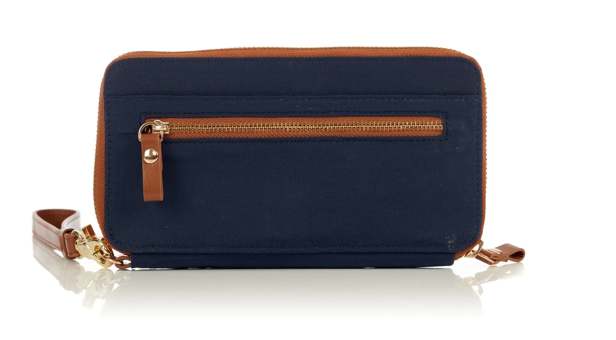 Continental Wristlet Wallet - Houndstooth
