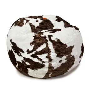 Cow Bean Bag - Faux Fur