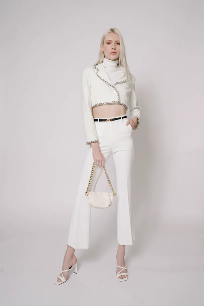 Cream Croissant Bag