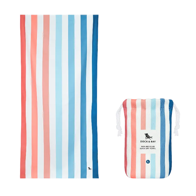 Dock and Bay Beach Towel Sand To Sea Large