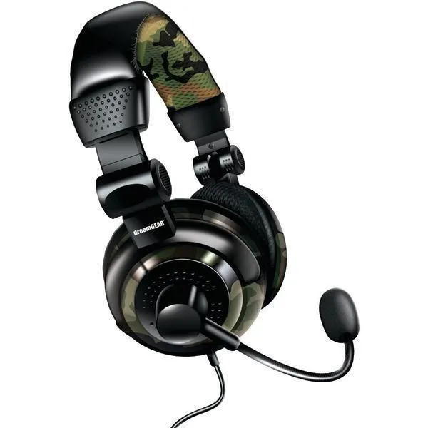 dreamGEAR DGUN-2574 Universal Elite Wired Headset (Camo)