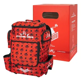 Dynamic Discs Combat Ranger Backpack Disc Golf Bag - Sockibomb Red