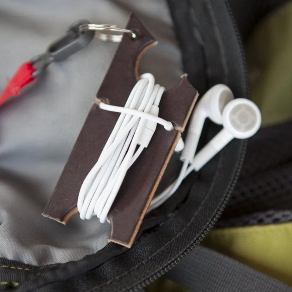 Earbud Cord Organizer Keychain