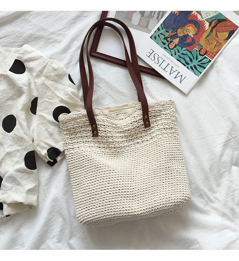 Elena Handbags Handmade Crochet Shoulder Bag