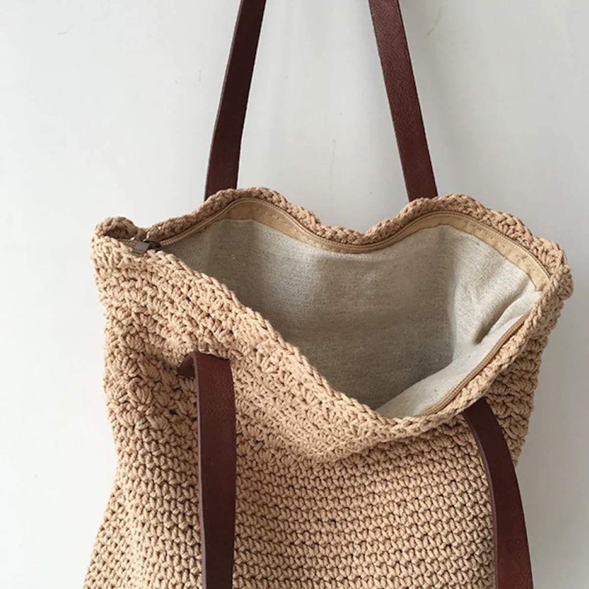 Elena Handbags Handmade Crochet Shoulder Bag