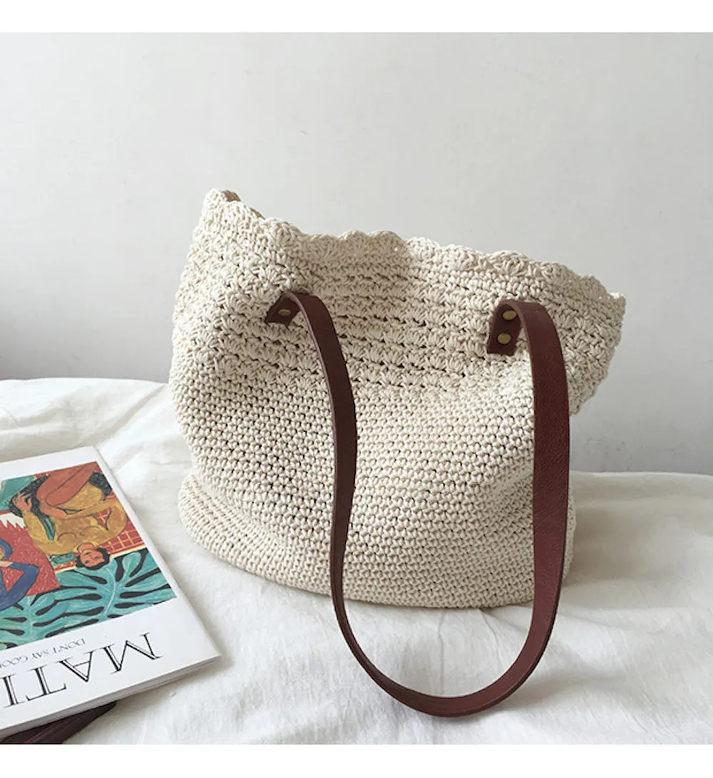 Elena Handbags Handmade Crochet Shoulder Bag