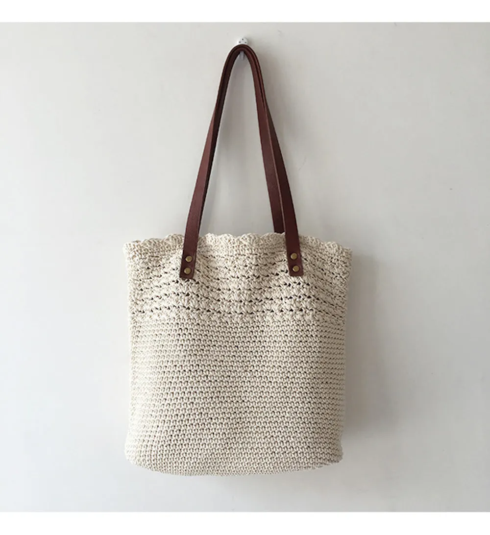 Elena Handbags Handmade Crochet Shoulder Bag