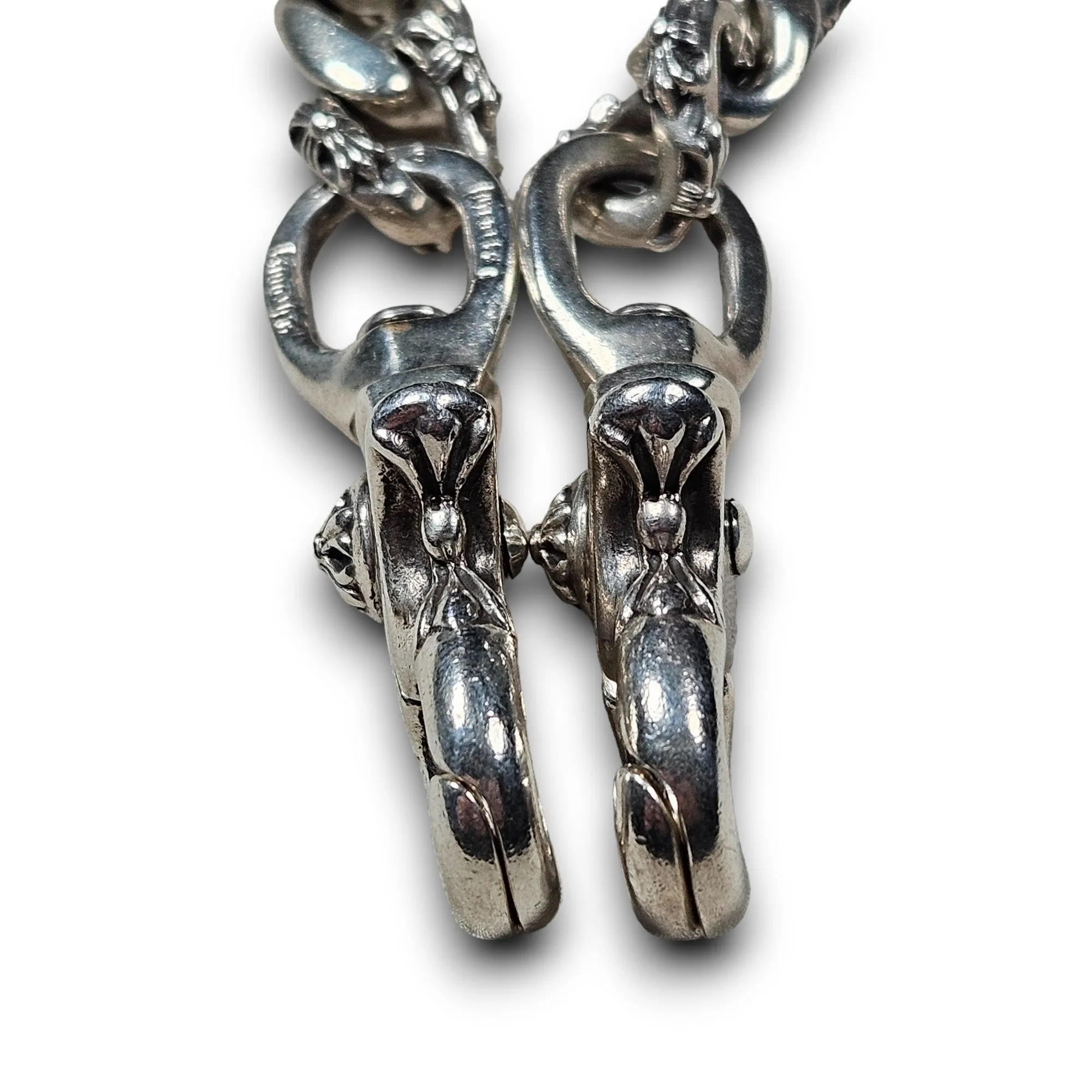 Fancy Link Double Clasp Wallet Chain