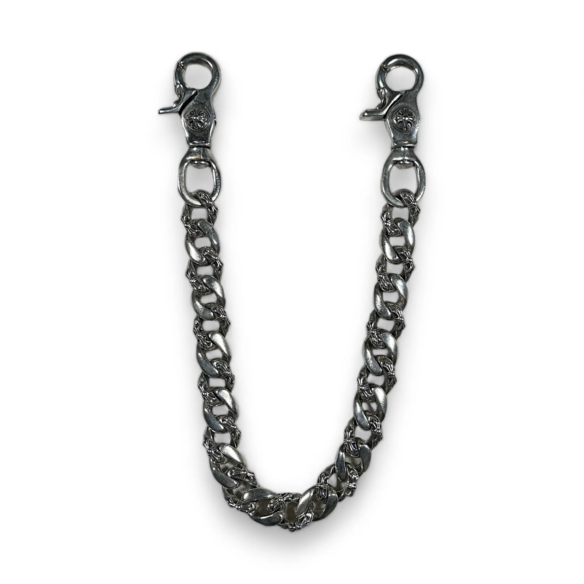 Fancy Link Double Clasp Wallet Chain