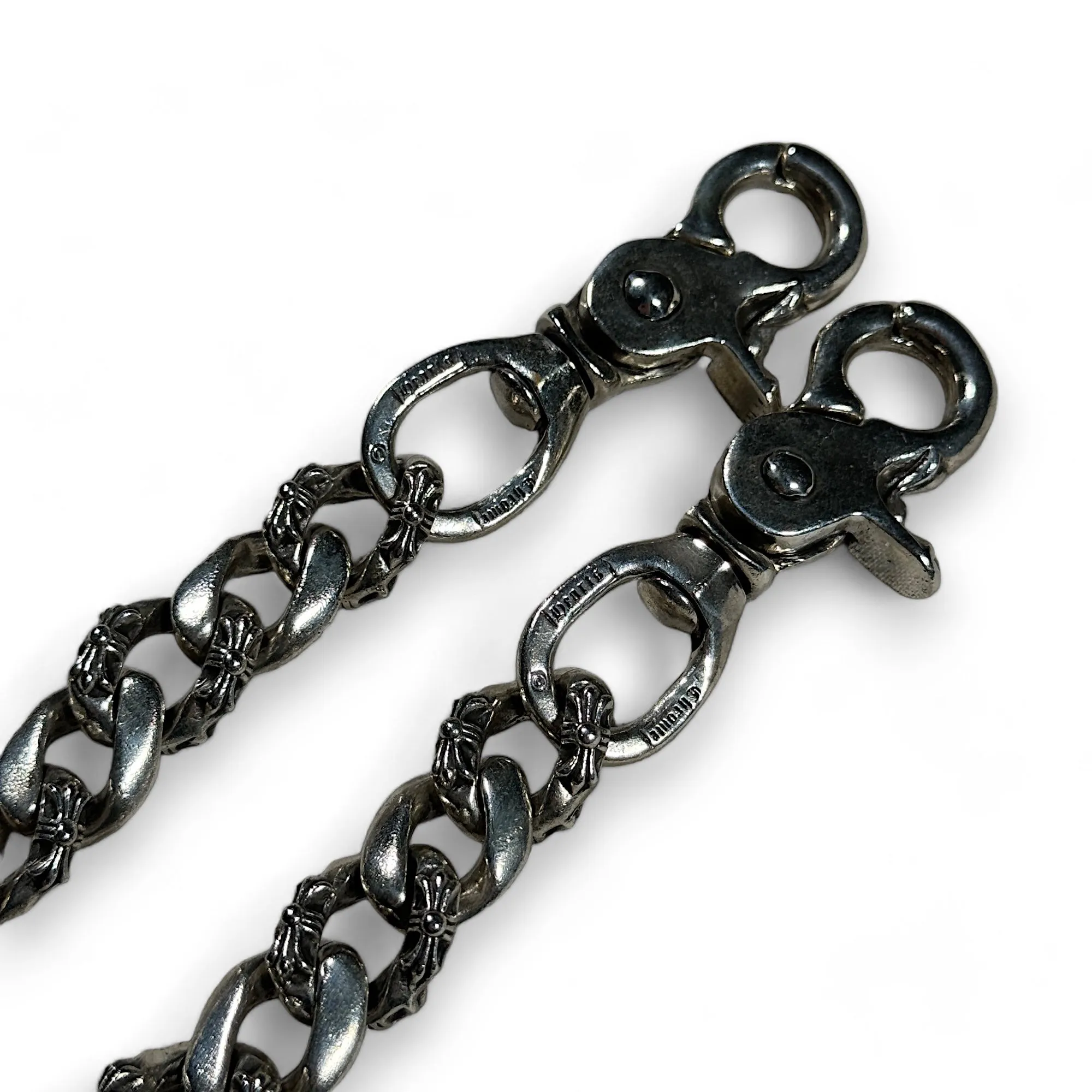 Fancy Link Double Clasp Wallet Chain
