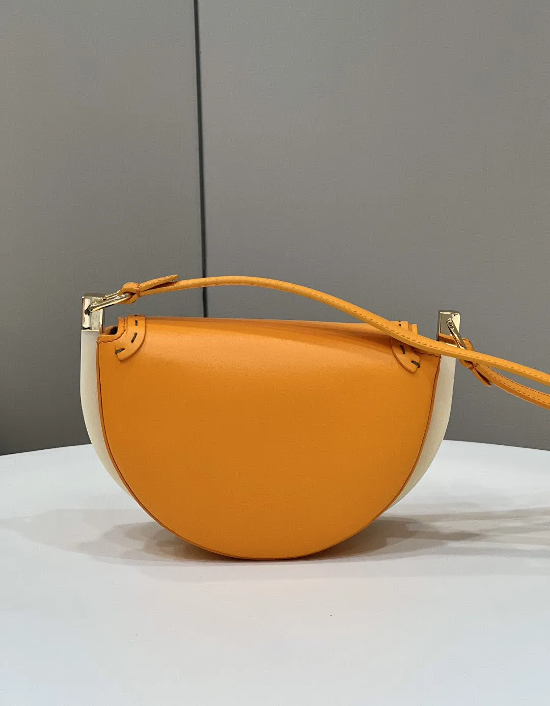 FI Moonlight Saddle Orange Bag For Woman 19cm/7.5in
