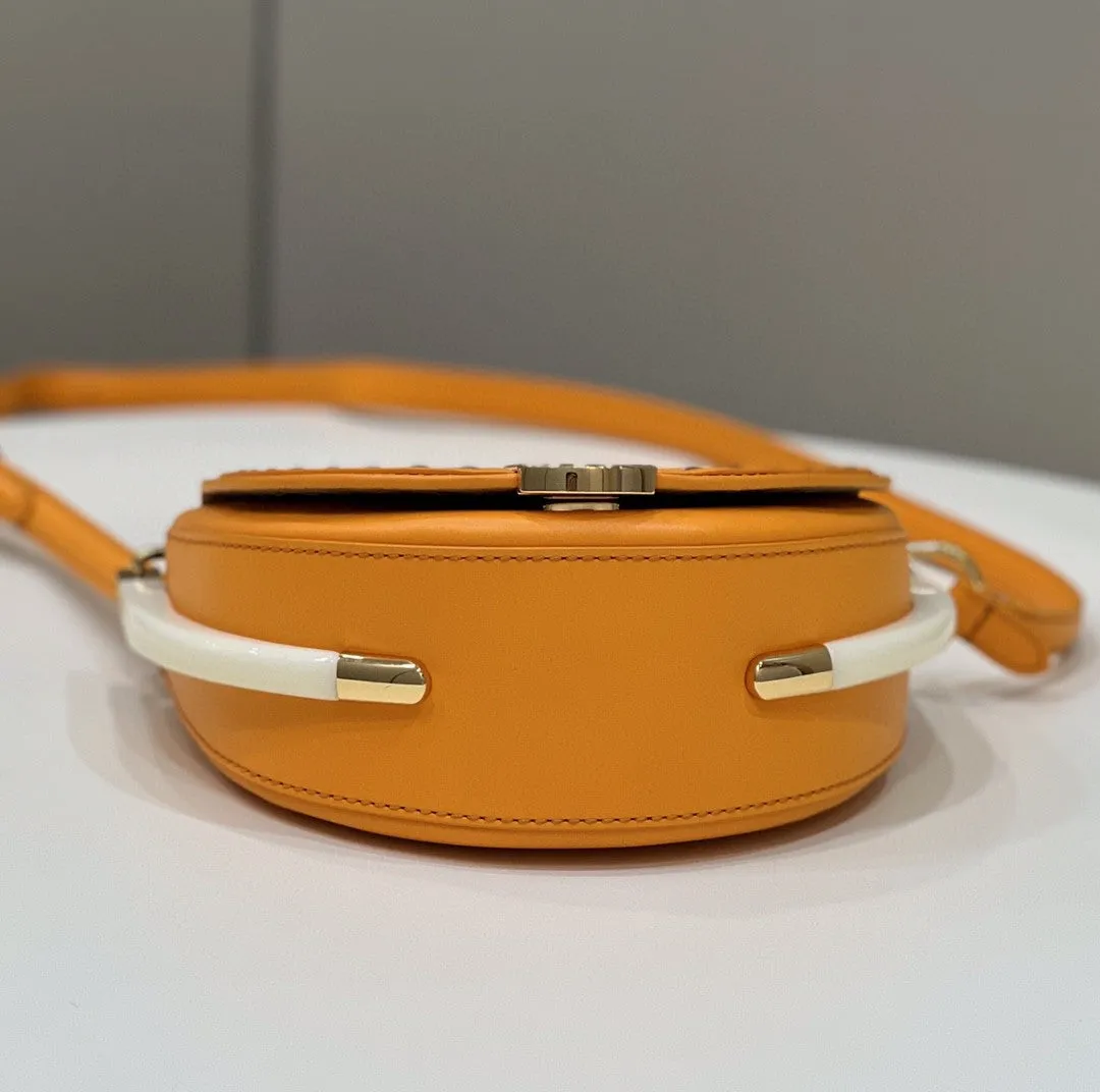 FI Moonlight Saddle Orange Bag For Woman 19cm/7.5in