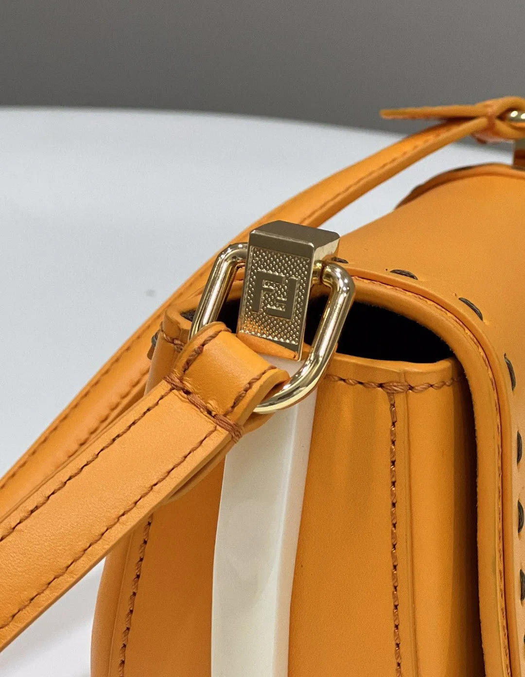 FI Moonlight Saddle Orange Bag For Woman 19cm/7.5in