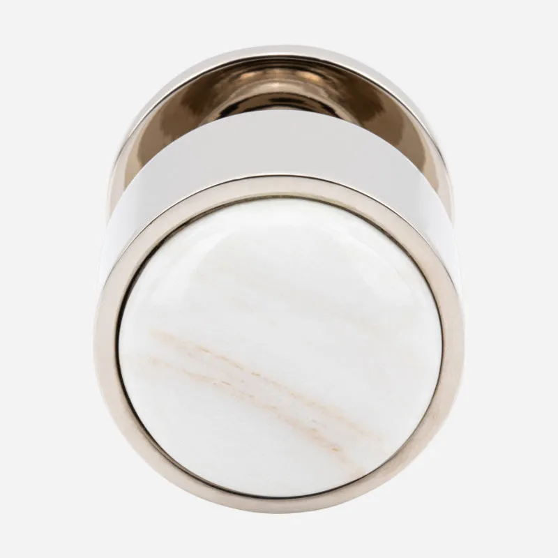 Firesky Carrara Marble Cabinet Knob