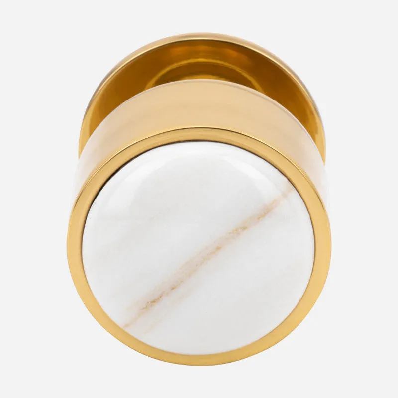 Firesky Carrara Marble Cabinet Knob