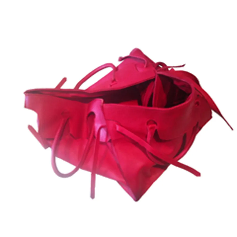 Four Sided Rectangular Bag | Red