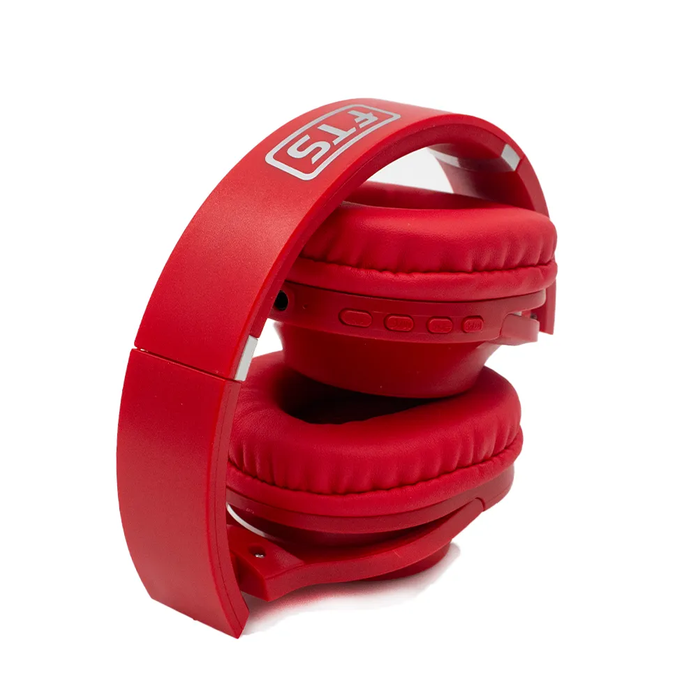 FTS Over-Ear Wireless Headphones (Red) [FTS KD21]