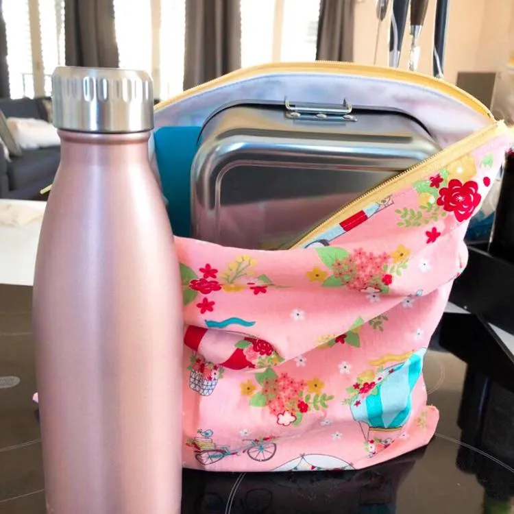 Gallon Sized Reusable Zippered Bag Airplanes