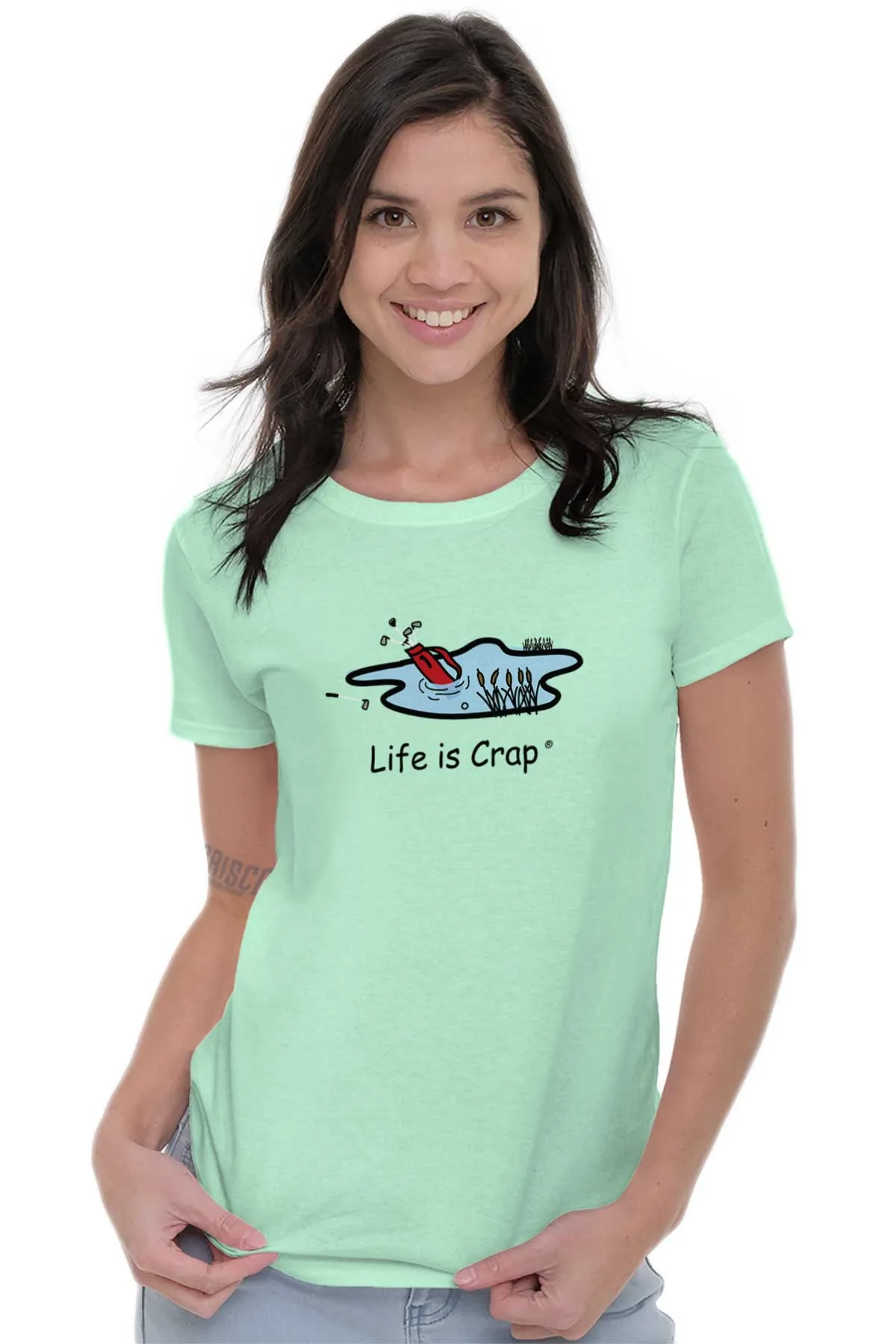Golf Bag Ladies T-Shirt