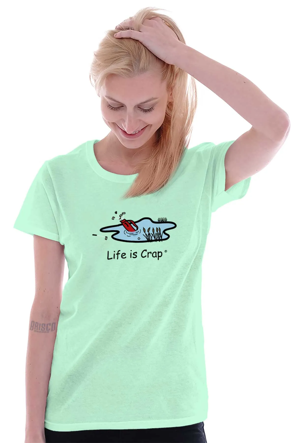 Golf Bag Ladies T-Shirt